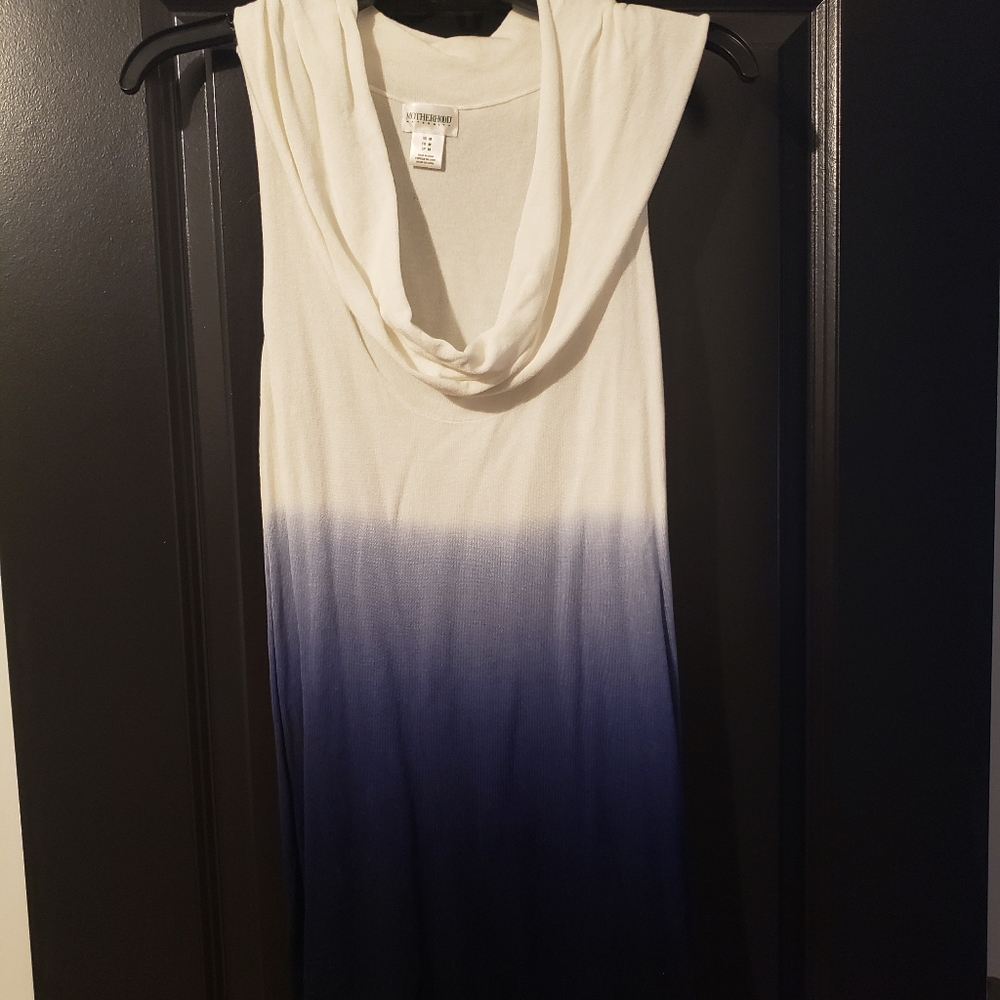 Motherhood Maternity Sleeveless Cowlneck Sweater